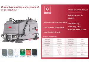 M8 Heavy Duty Driving Type – All in One Scrubber and Sweeper